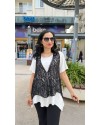 KISA KOLLU BEYAZ DANTELLİ 
